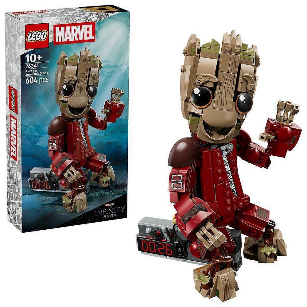 LEGO Marvel Ravager Jumpsuit Groot Figure 76341