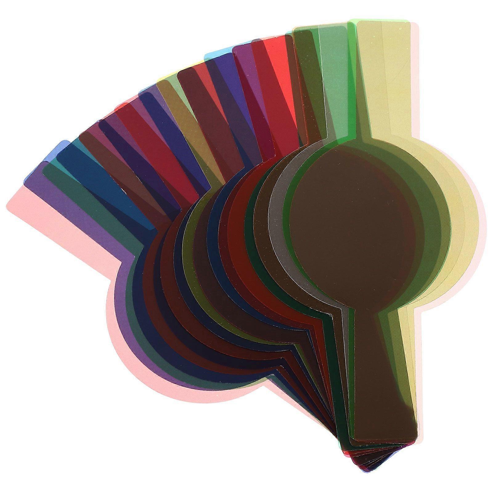 20pcs Kamera Flash Farbfilter Flash Color Boards Farboptik Farbfilter