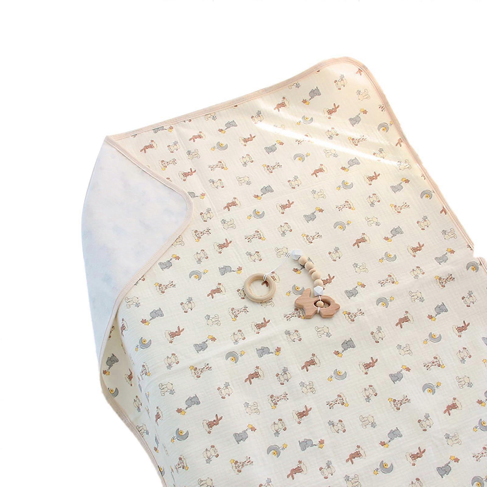 Baby Changing Mat Waterproof and LeakProof QuickDry Layer Machine Washable Reusable