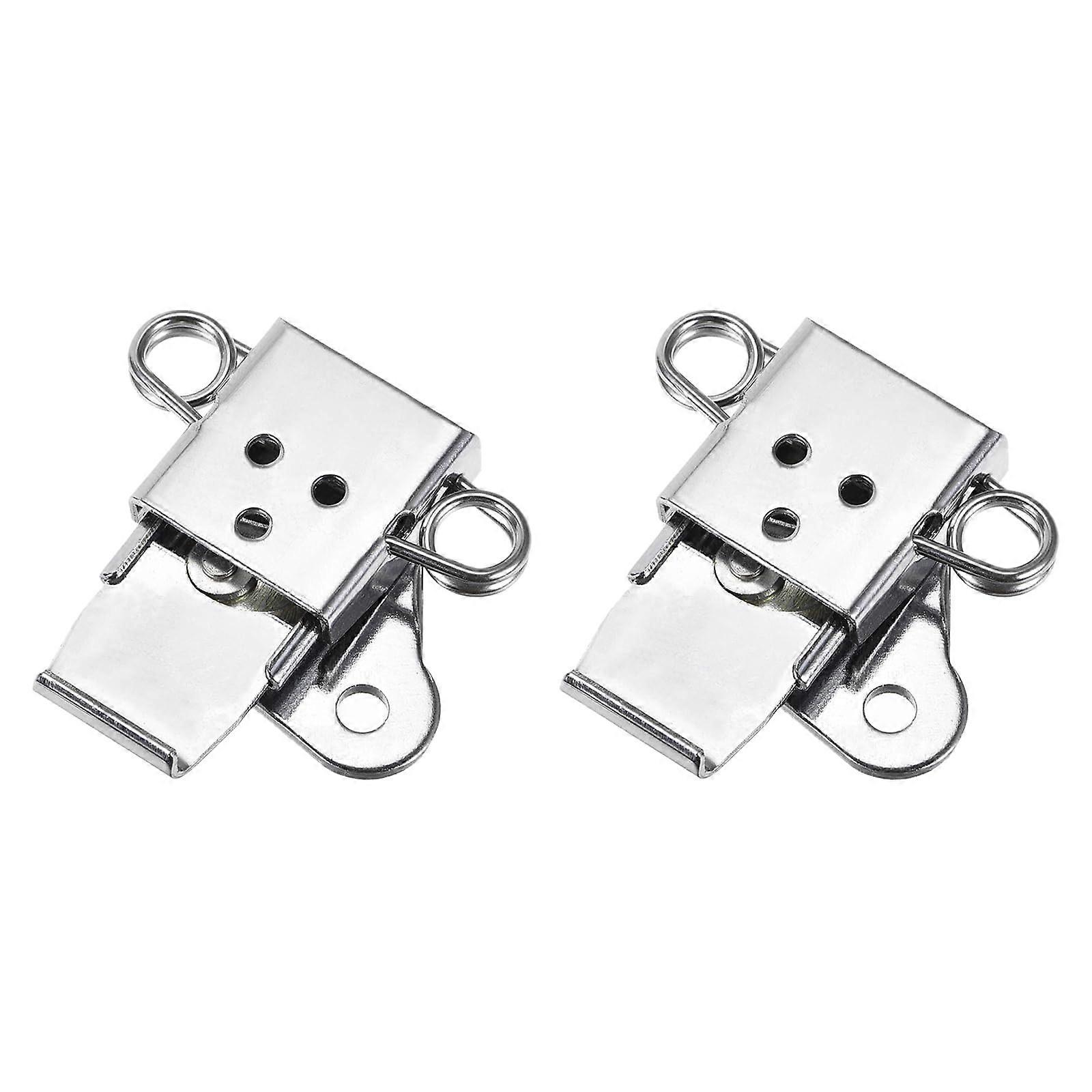 Spring Loaded Butterfly Twist Toggle Latch 57mm Chrome RustResistant Lock for Toolbox and Wooden Box