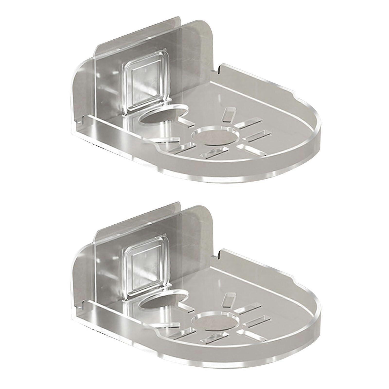 No Drill Camera Mount with Removable Adhesive Bracket, Clear Renter Friendly Wall Holder