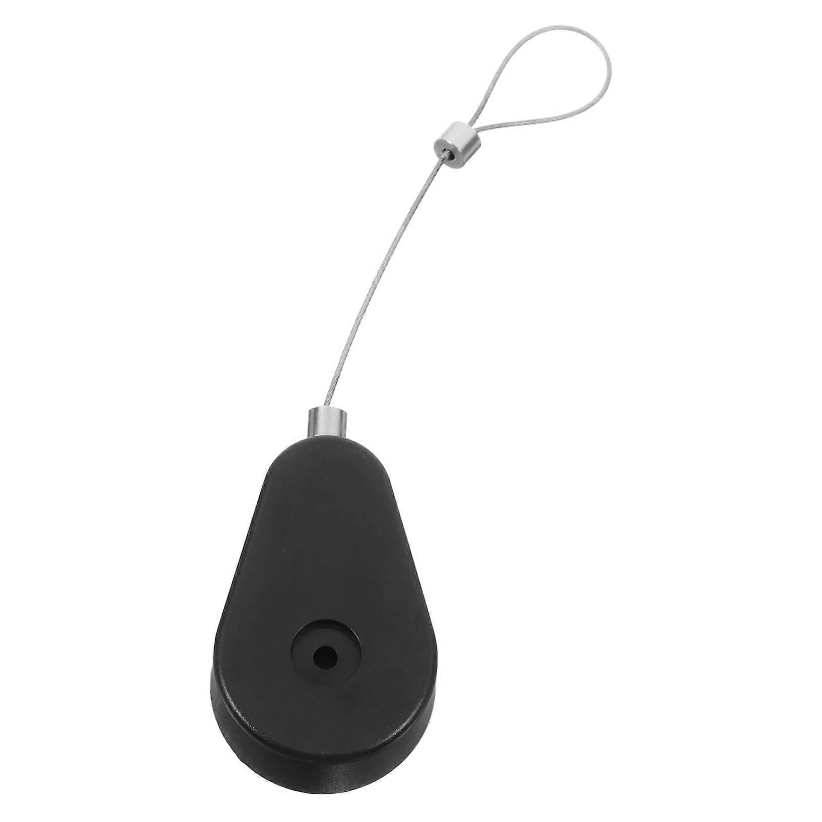 Retractable Cable Holder with AntiTheft Lock, Adjustable Telescopic Security Reel for Electronics