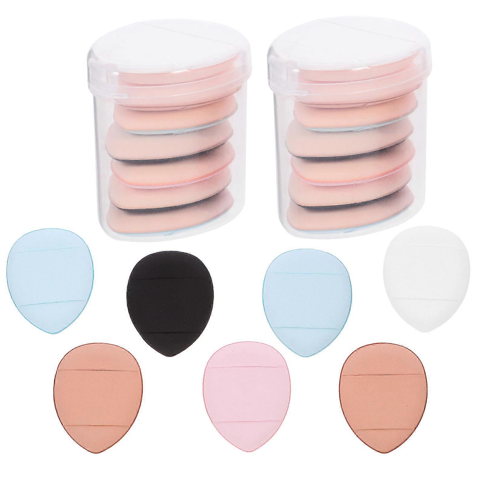 Finger Powder Puff for Foundation Cream Makeup 3 Boxes Mini