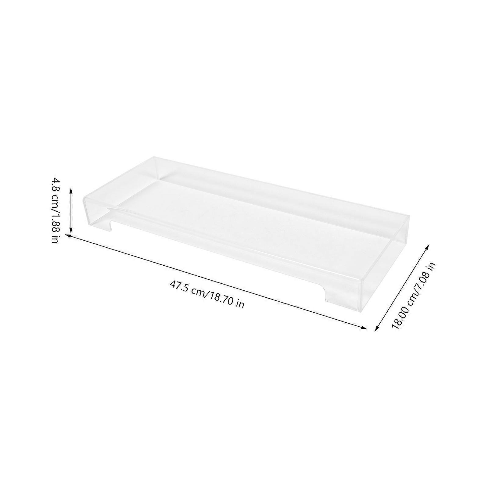 Transparent Keyboard Protector For Computer Users Office Work 475x175x48mm 1Set