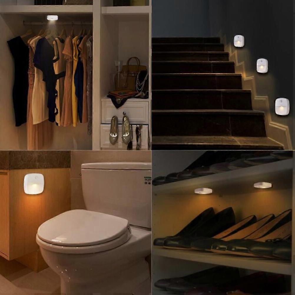 Wide Angle Sensor Light LED Smart Night Light 2Pcs for Indoor Use