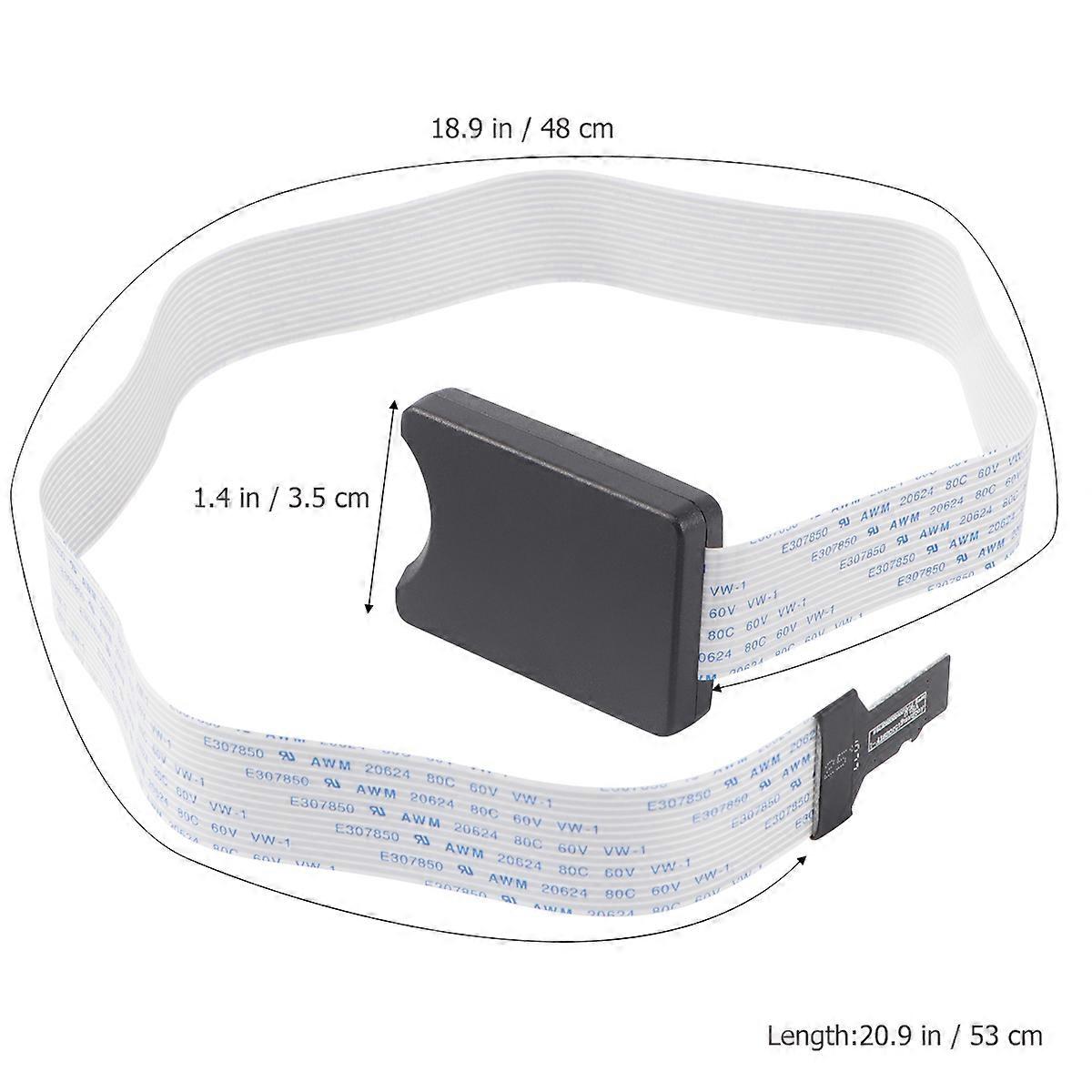 Micro to Extension Cable Adapter for 3Pcs White Usage