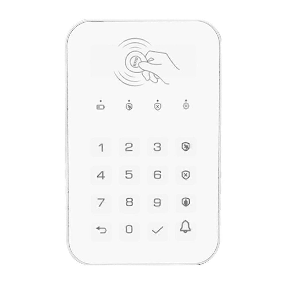 Wireless Touch Keypad Lock 433Mhz Frequency Ev1527 Weapon Code Unlock Security System Code RFID Connected Alarm Center