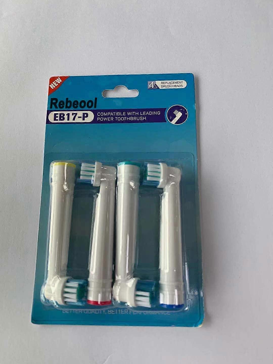 Electric Toothbrush Replacement Heads White 4 Pack for Consistent Brushing Performance