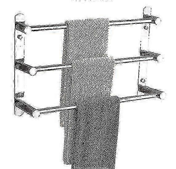Towel Bars Retractable Bathroom Towel Rack With Hooks Multi-layer