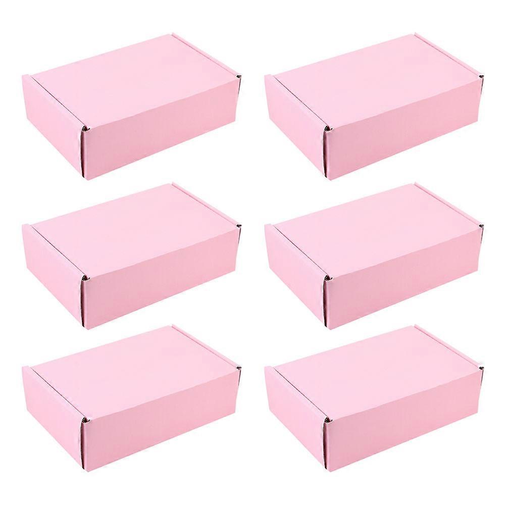 6Pcs Decorative Packing Boxes Paper Gift Packaging Boxes Express Packing Boxes
