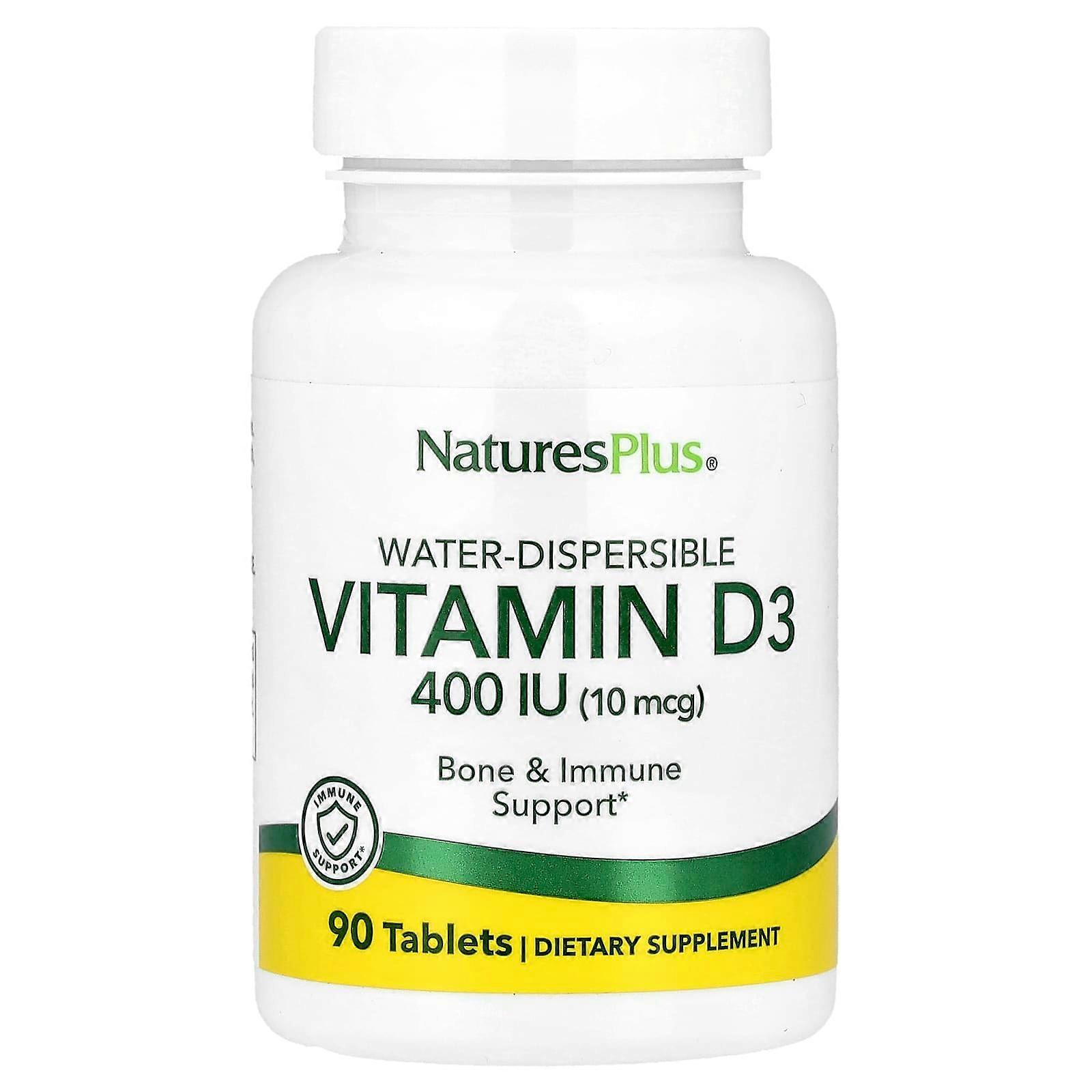 Nature's Plus, Vitamin D3, 400 IU, 90 Tablets