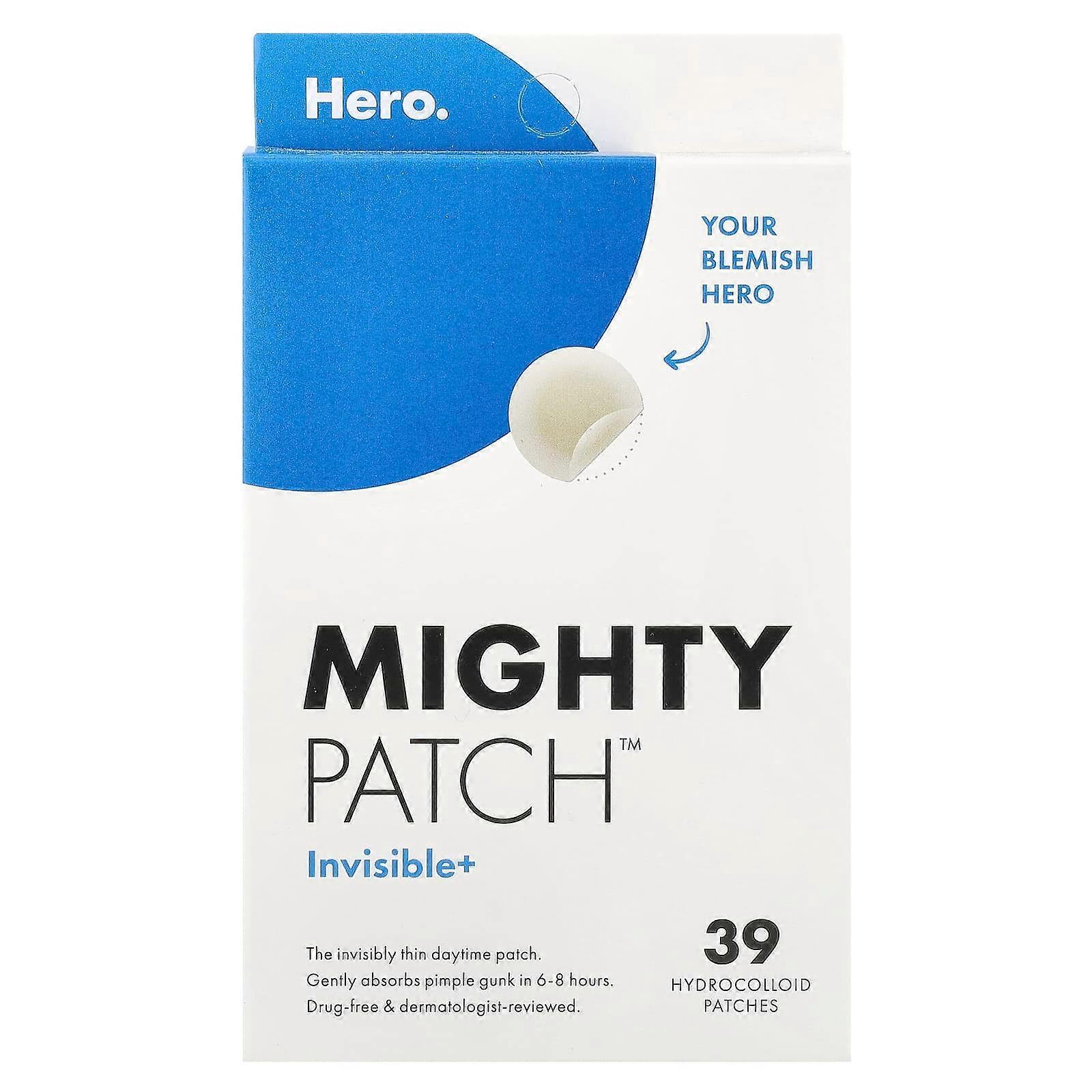 Hero Cosmetics, Mighty Patch, Invisible+, 39 Patches