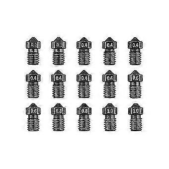 26-27 15 Bicos Endurecidos para Impressoras Anycubic: Kobra Mega Mega X Chrion Kobra Neo