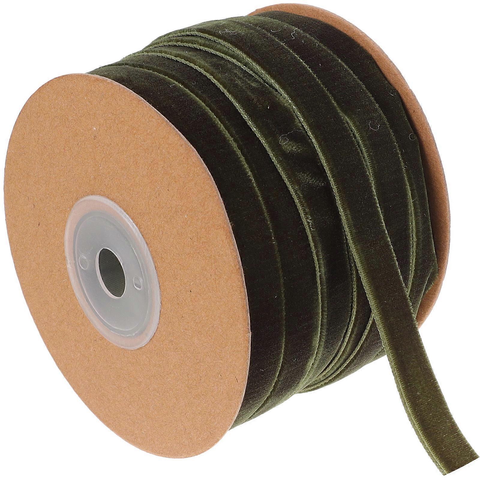 Green Multi-Function Gift Ribbon 3 Rolls for Cuttable Convenient Wrapping