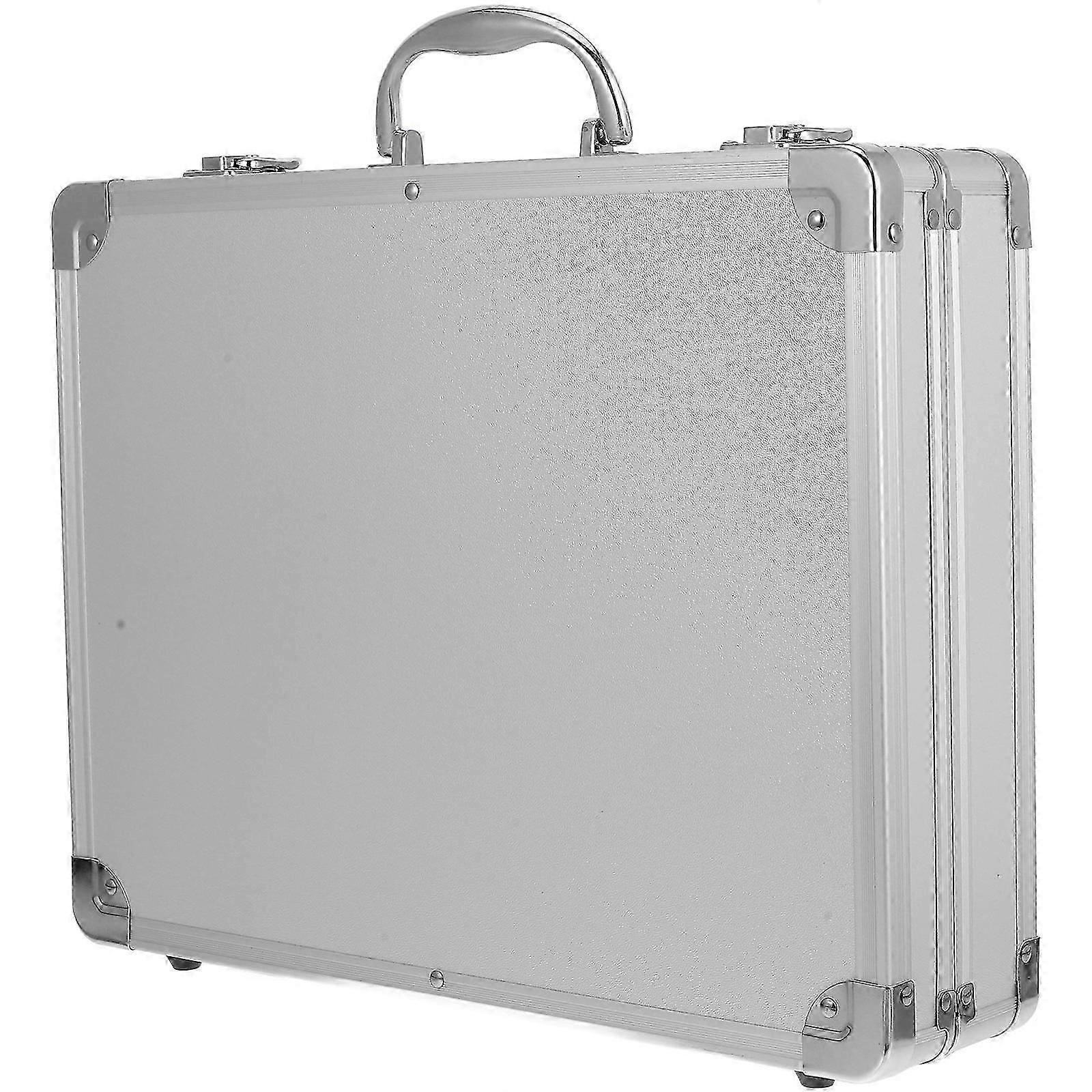 Multi-Function Storage Box, Aluminium Alloy, Silver, Portable Tool Case for Outdoor Use, 1Pcs