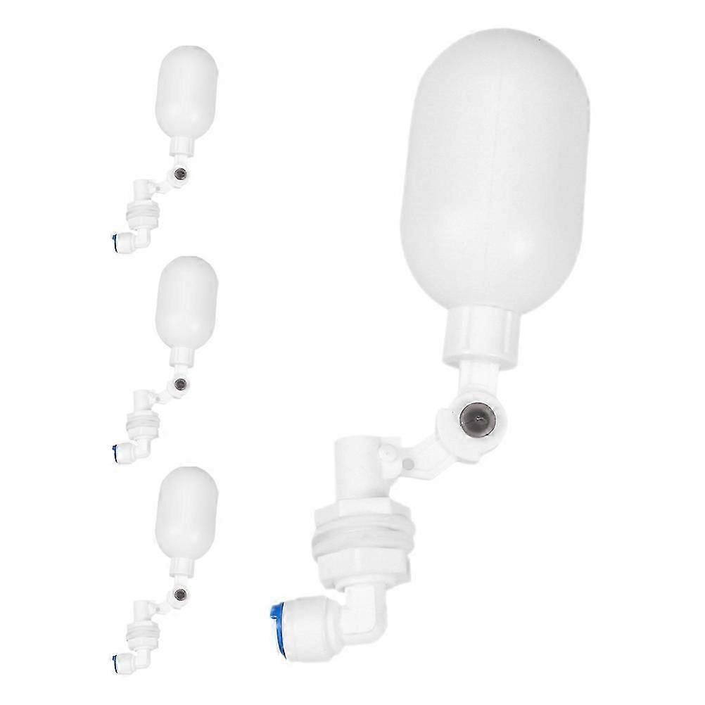 Automatic Water Level Controller Plastic Float Valve for Fish Tanks 4Pcs
