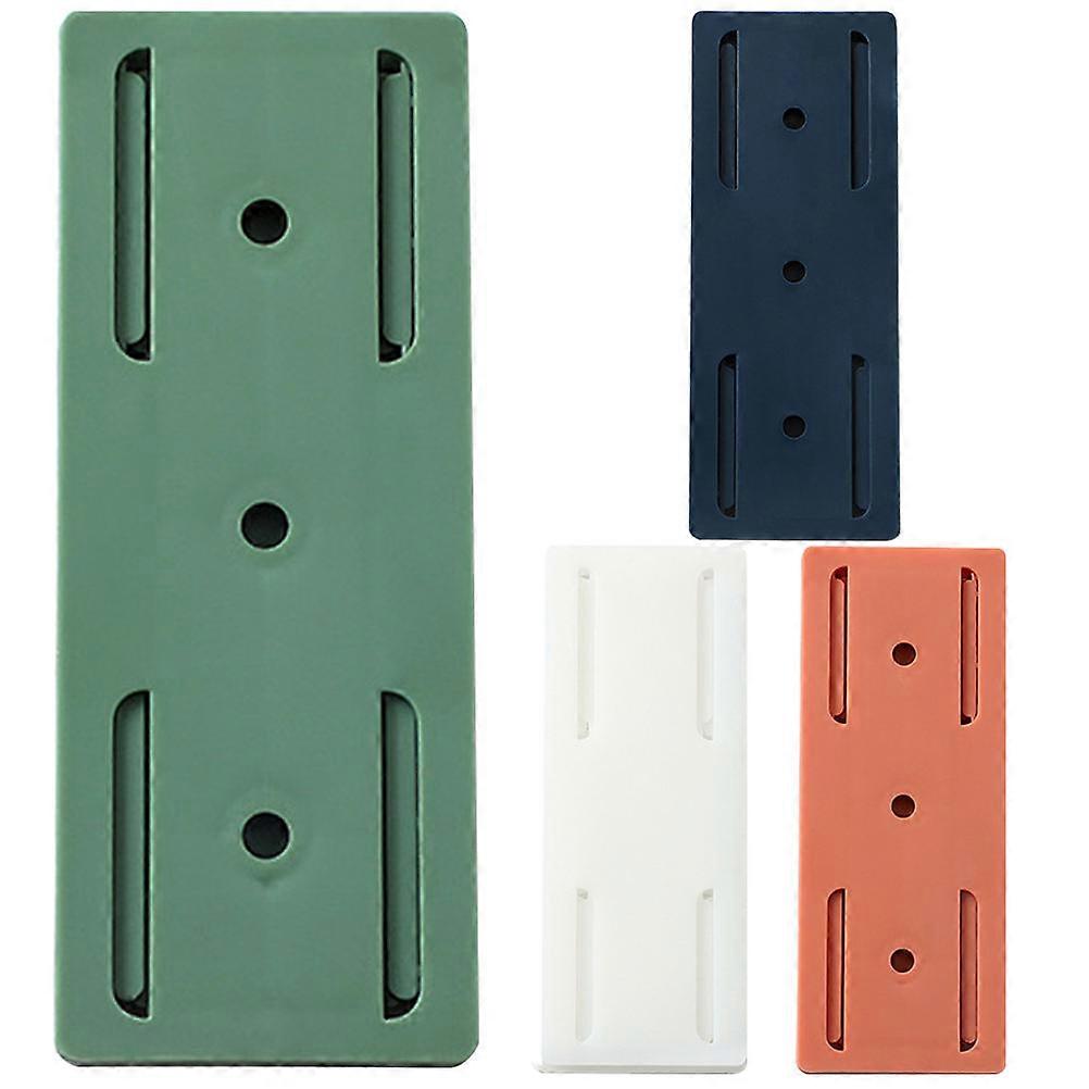 4Pcs Self Adhesive Socket Holder Hanging Power Strip Rack Wall Mounted Socket Rack