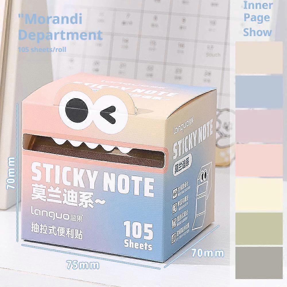 Pull Out Note Paper Pearlescent Sticky Notes Taking Calender Reminder