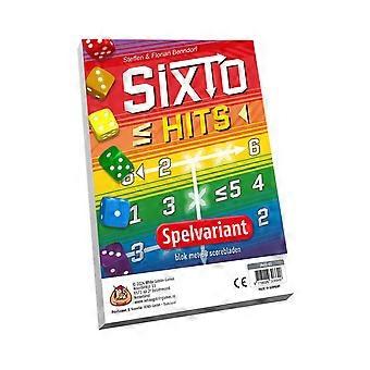 Sixto Hits Scoreblok – Spelvariant met 80 Scorebladen – White Goblin Games