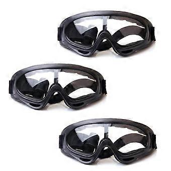 3 Pack Kids Safety Goggles for Nerf N-Strike Pistol Elite Gun Games, Adjustable Eye Protection for Outdoor Play