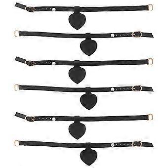3 Pairs Faux Pearl Shoe Straps: Detachable Ankle Straps - Adjustable PU Leather Shoes Belt Band for Women Holding Loose Heels