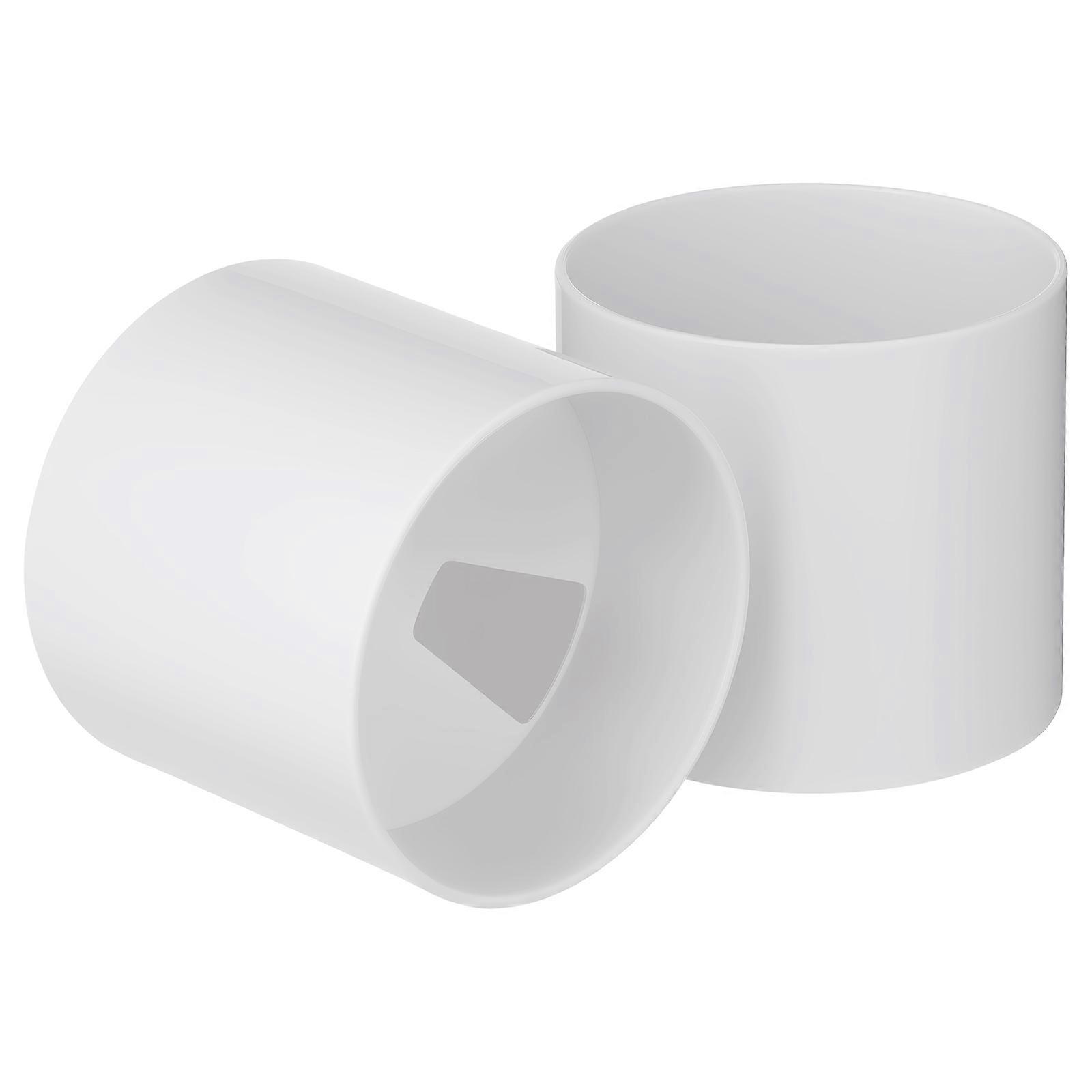 2 Pcs Practice Putting Cup Home Backyard Training Accessory (White)