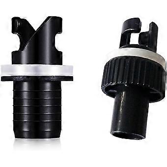 2 Pcs Inflatable Boat Air Pump Kayak Valve Adapter fit for Inflatable Boat Kayak Hose H-R Valve Adapter