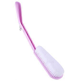 Doucheborstel/rugscrubber voor huidmassage, 2 stuks, gereedschap met lange steel
