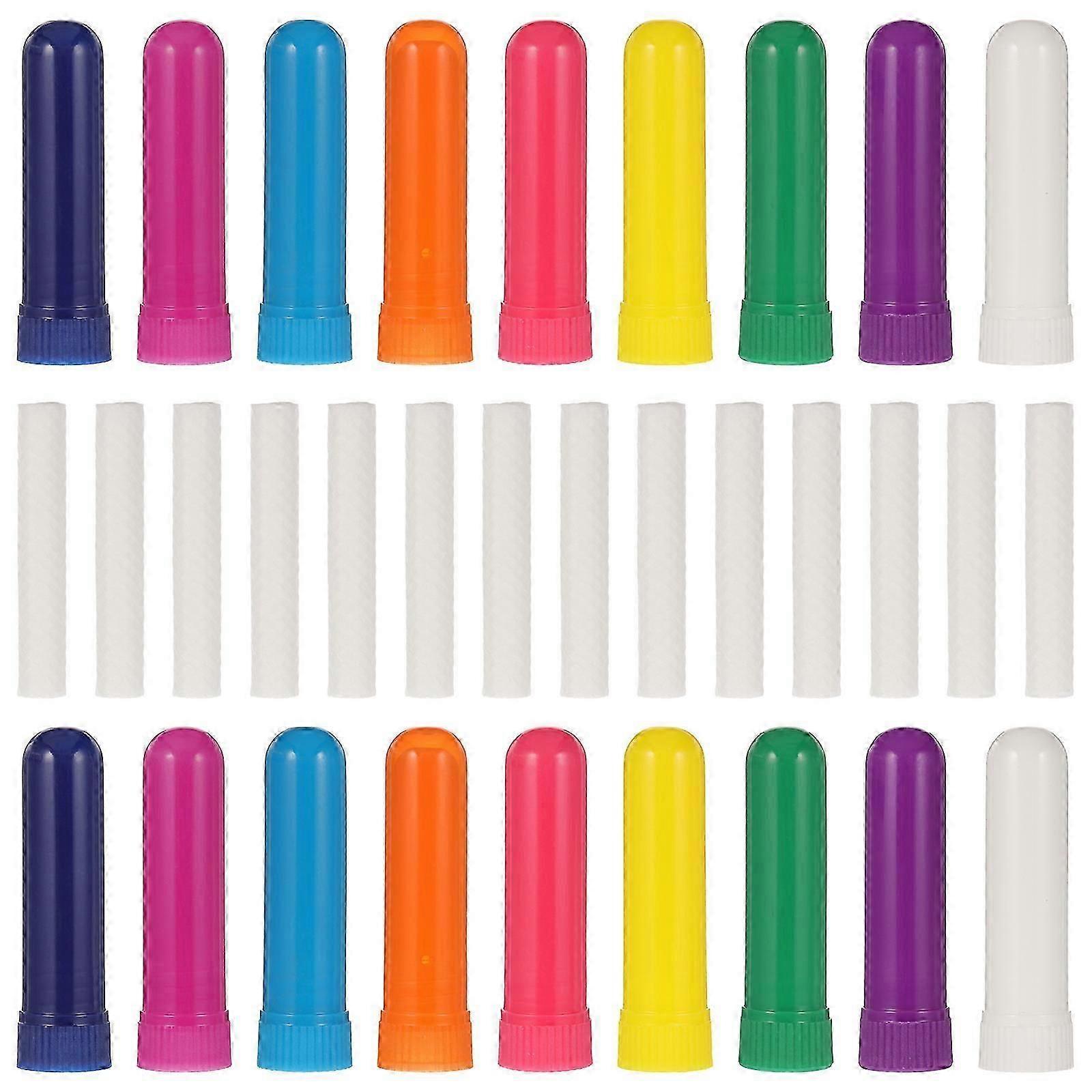 30 Pcs Empty Aromatherapy Tubes, Reusable Leak-Resistant Essential Oil Keepers, Compact Portable Scent Containers for Home Travel Daily Use