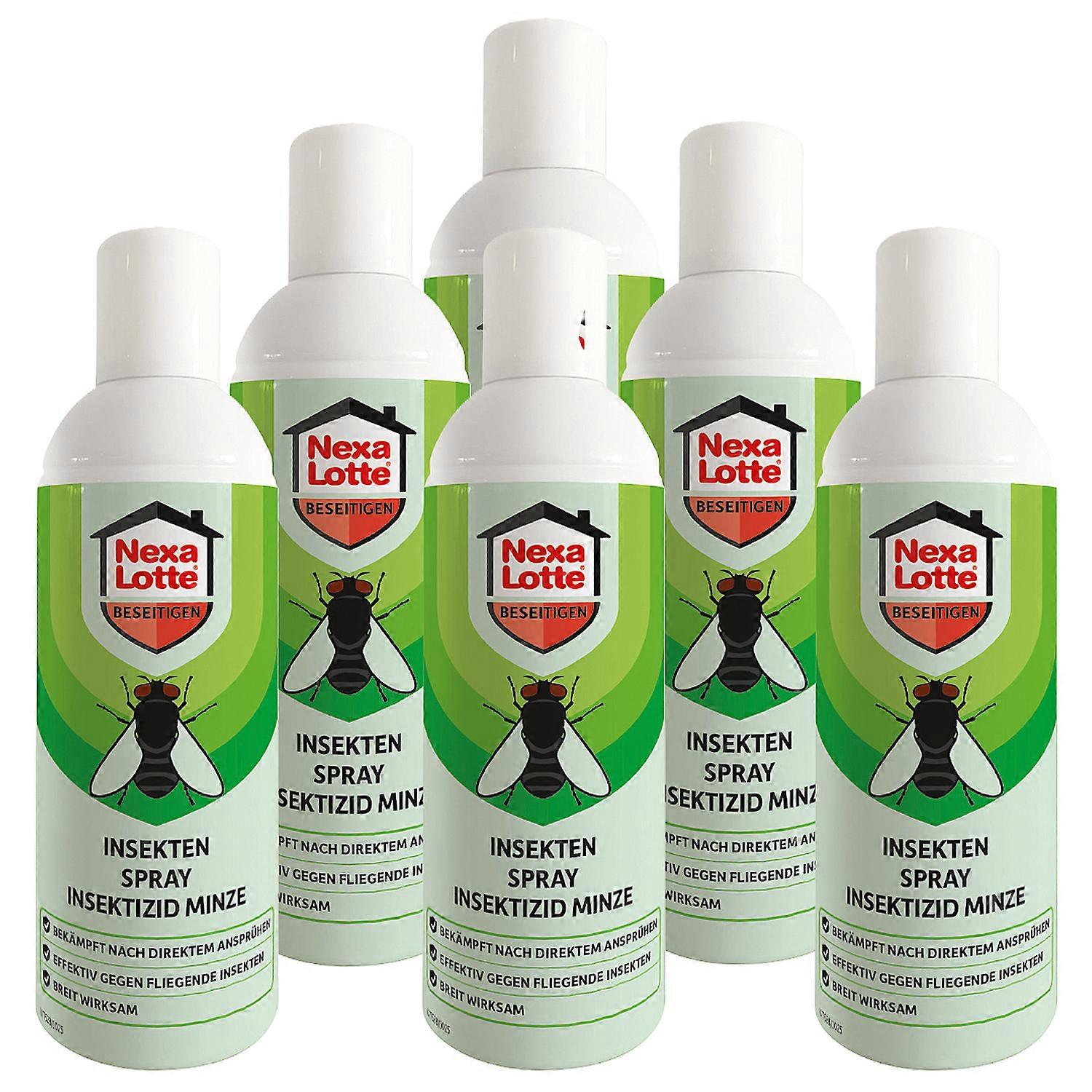 6 x NEXA LOTTE® Insect Spray Insecticide Mint, 300 ml