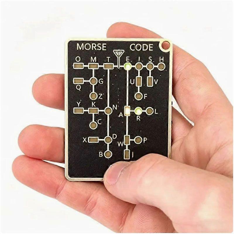 Stylish Morse Code Training Cards Portable Decoding Practice Cards For Morse Signal Communication Learning