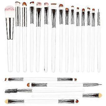 20 Pcs Makeup Brush Set, Powder Foundation Eyeshadow Eyeliner Lip Cosmetic Brushes Make-up Toiletry Kit Ideal For Pro Daily Use