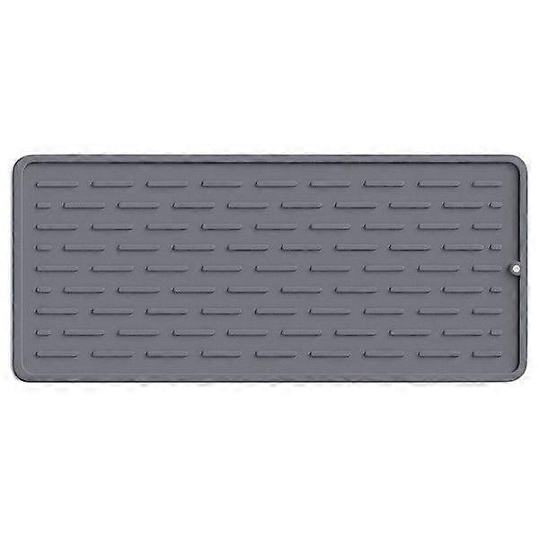Silicone Dish Drying Mat - Grey