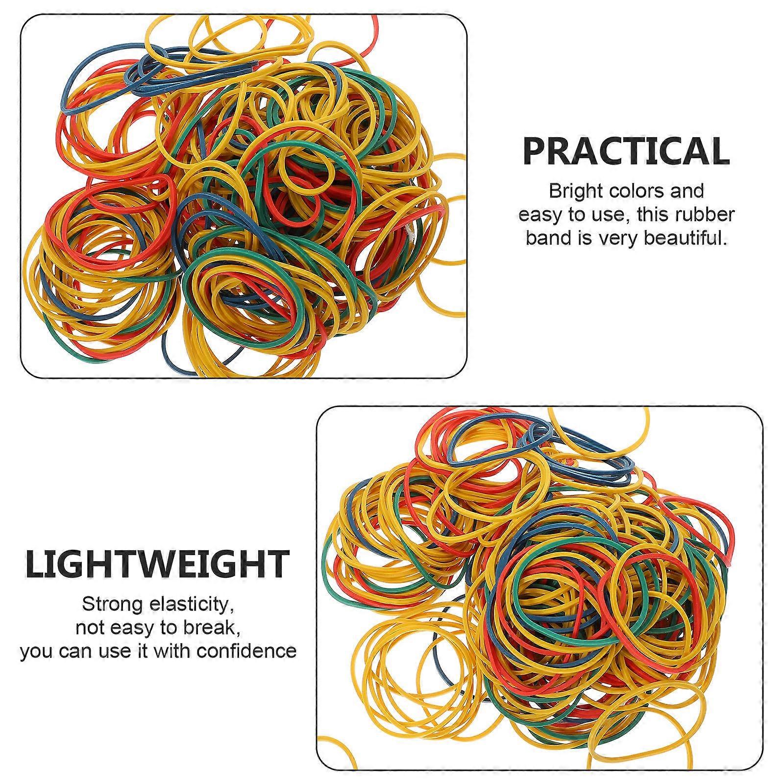 2 Boxes Binding Rubber Bands Multi-function Elastic Rubber Bands Home Office Supplies