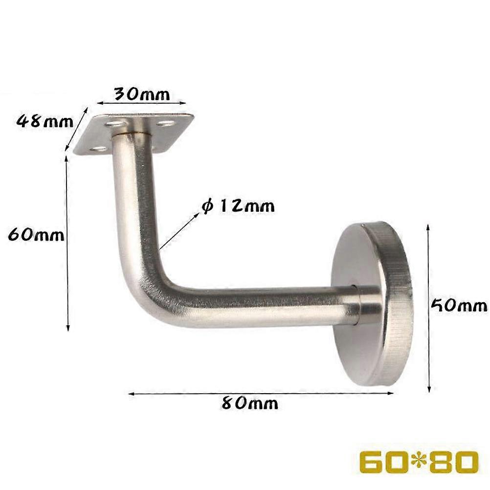 3Pcs Professional Solid Stainless Steel Handrail Wall Mounted Brackets Supports