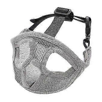 Adjustable Breathable Dog Muzzle Mask - Anti Bark & Bite Mesh Mouth Cover for French Bulldog & Pug