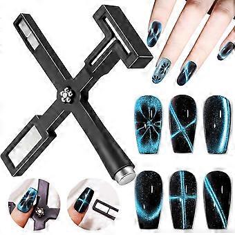 Cat Eye Nail Magnet Pen 5 in 1 Tool with 5 Shapes Magnetic Design for Cat Eye Gel Polish