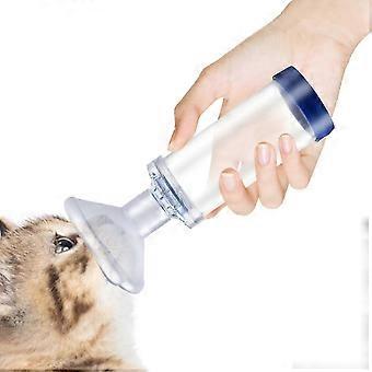 Cat/dog Inhaler Spacer,cat Inhaler Feline Aerosol Chamber,come With 2 Size Mask For Cat/dog And Instruction -gsl