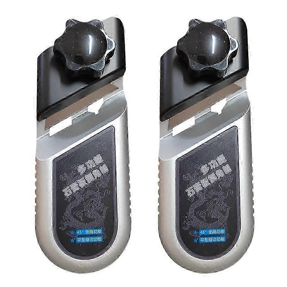 2pcs Plasterboard V Chamferer, 45° 90° Angle Hand Plane Tool