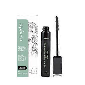 zephoco Black Mascara, Makeup Eyelash Volumizing Long Curly Natural Long-Lasting Makeup Mascara