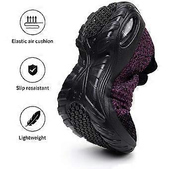 Slip On Breathe Mesh Walking Shoes Women Fashion Sneakers Comfort Wedge Platform Mocassini