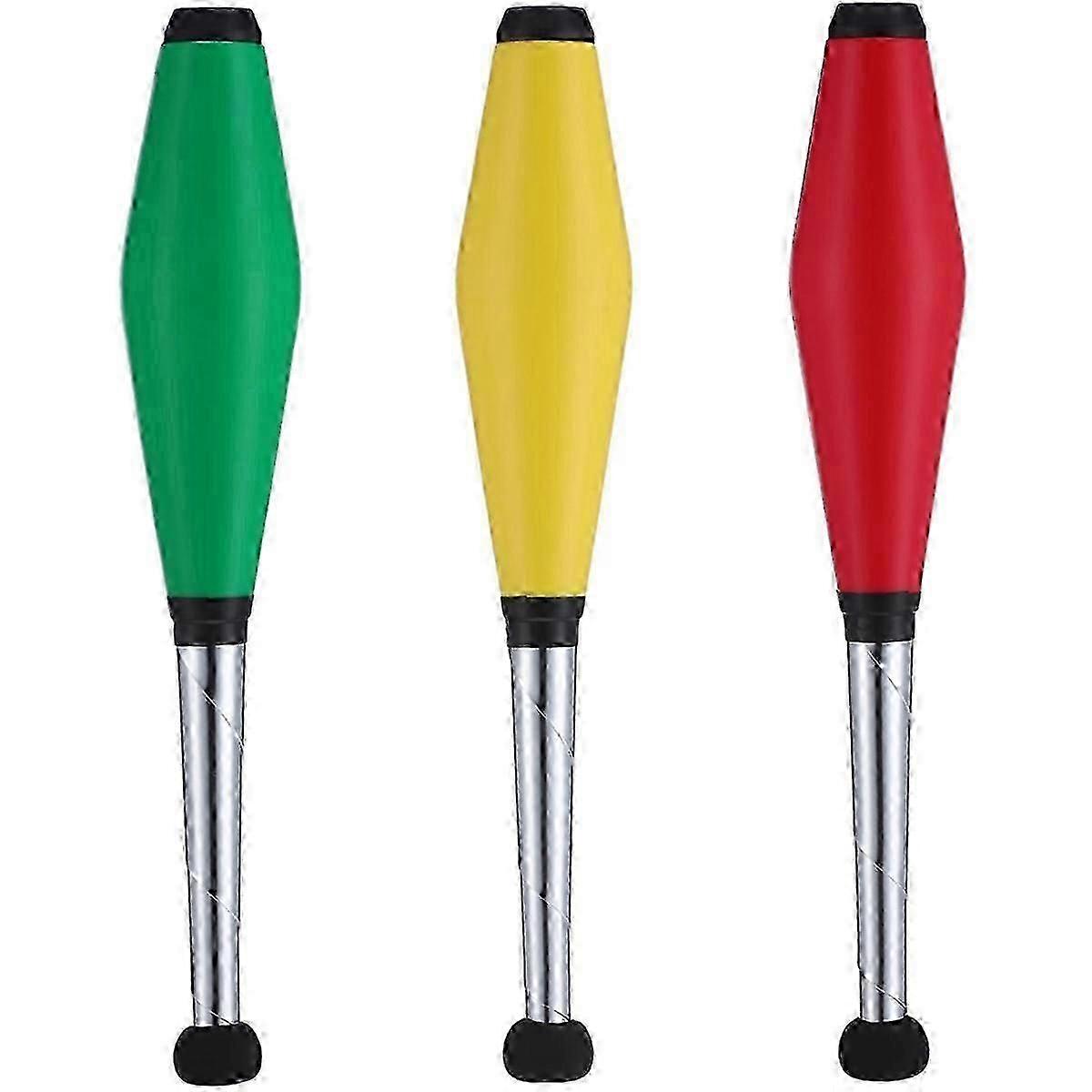 Stage Performance 3 Pcs Juggling Stick Prop Clubs