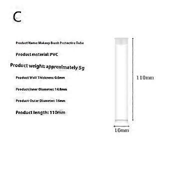 PVC Clear Storage Tube Rotating Pen Holders Makeup Brushes Case Gift Pen Packaging Box Lightweight Cylindrical Tube Container