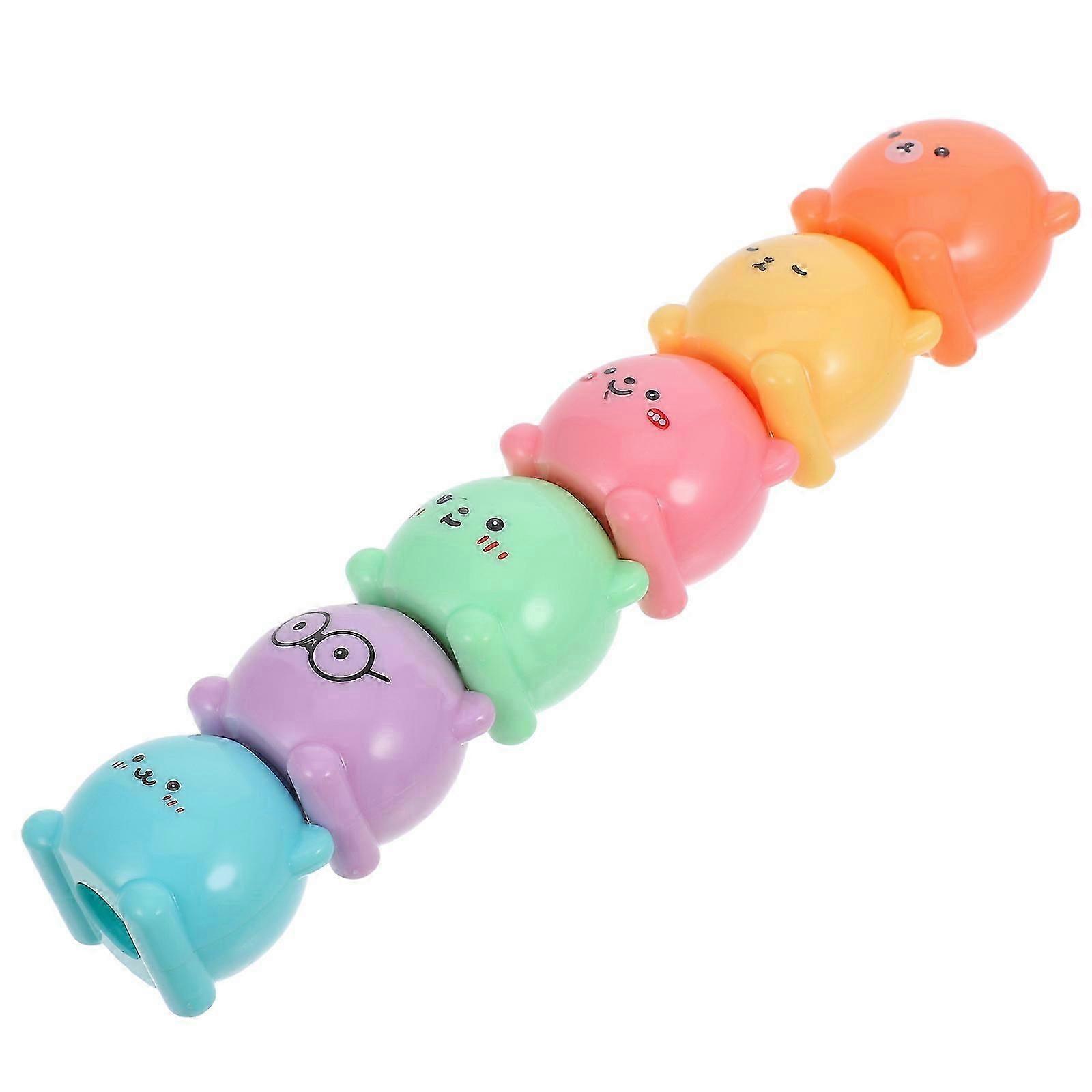 1Set Multi Function Highlighter Bear Book Marker Note Taking Stationery Supplies