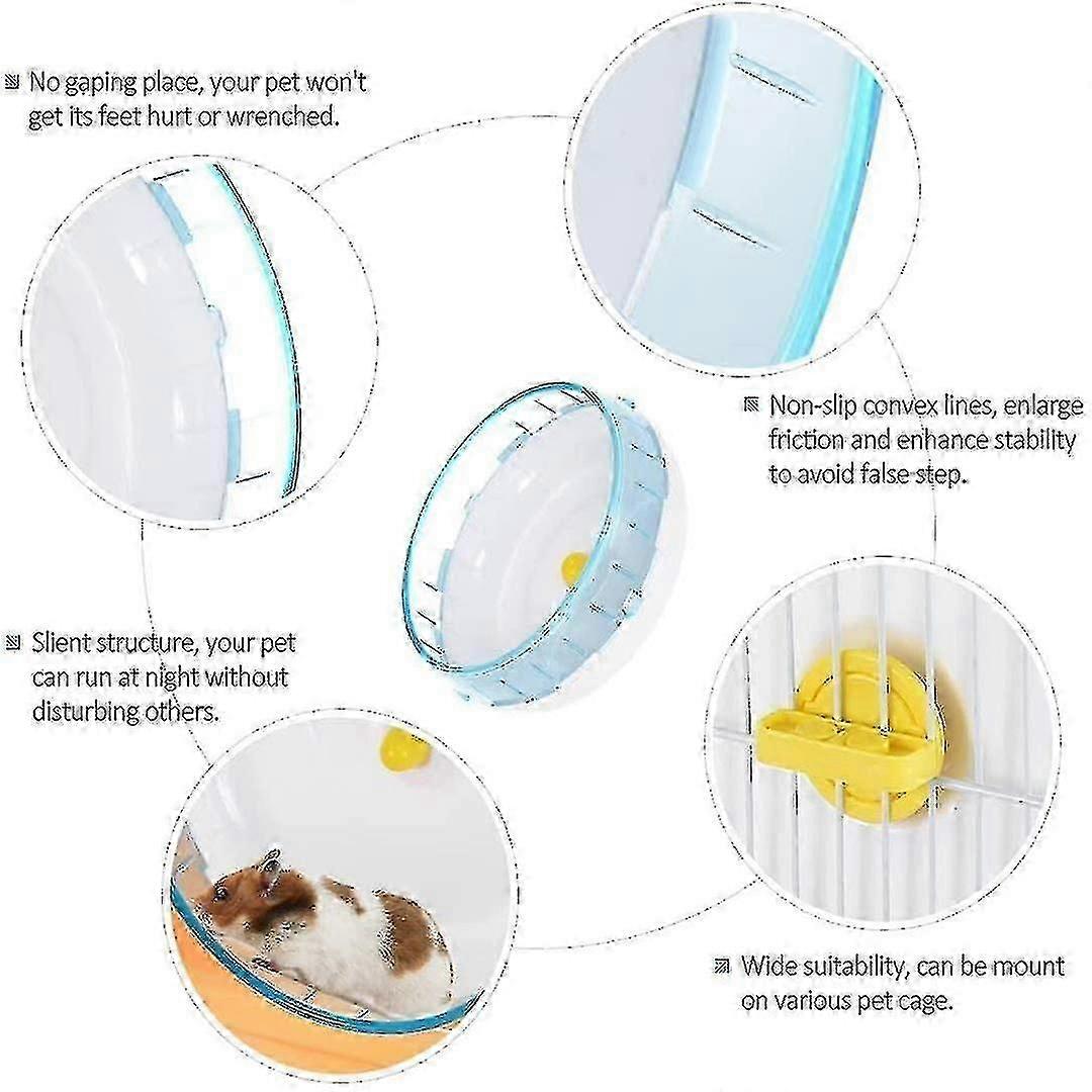 Hamster Exercise Running Wheel, Hamster Silent Running Spinner Exercise Wheel