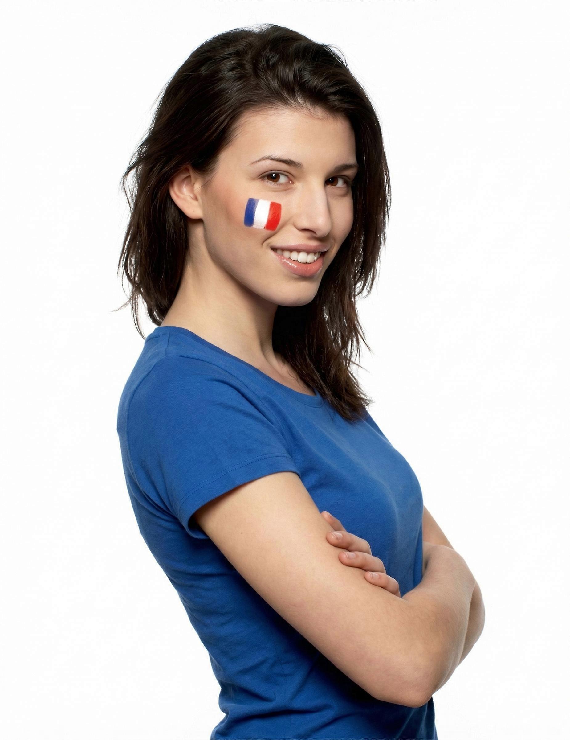 France supporter makeup