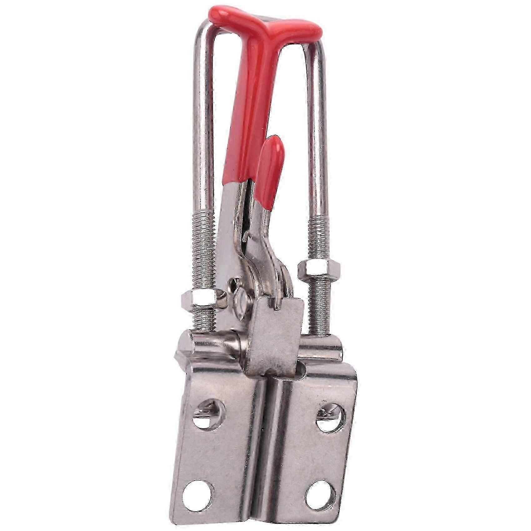 2-Pack 2000lbs Heavy Duty Adjustable Self-Locking Toggle Clamp with U-Bolt Latch