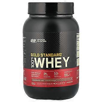 Optimum Nutrition, Gold Standard® 100% Whey, Schokoladenmalz, 2 lb (907 g)