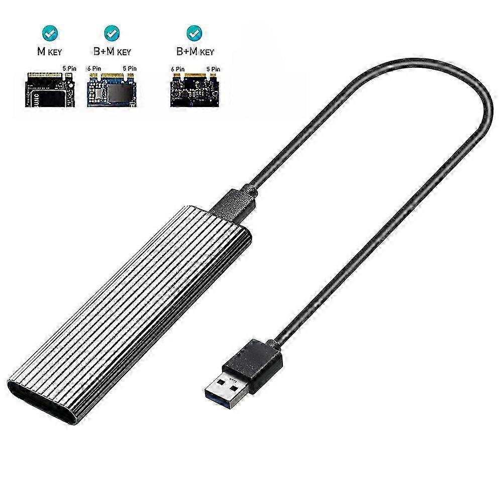 Dual-Protocol 10Gbps M2 SSD Enclosure