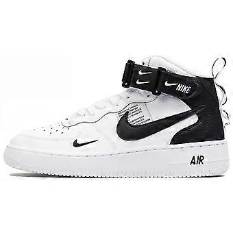 Nike Air Force 1 Mid Top Skateboard-Schuhe Schwarz Weiß Unisex AV3803-100